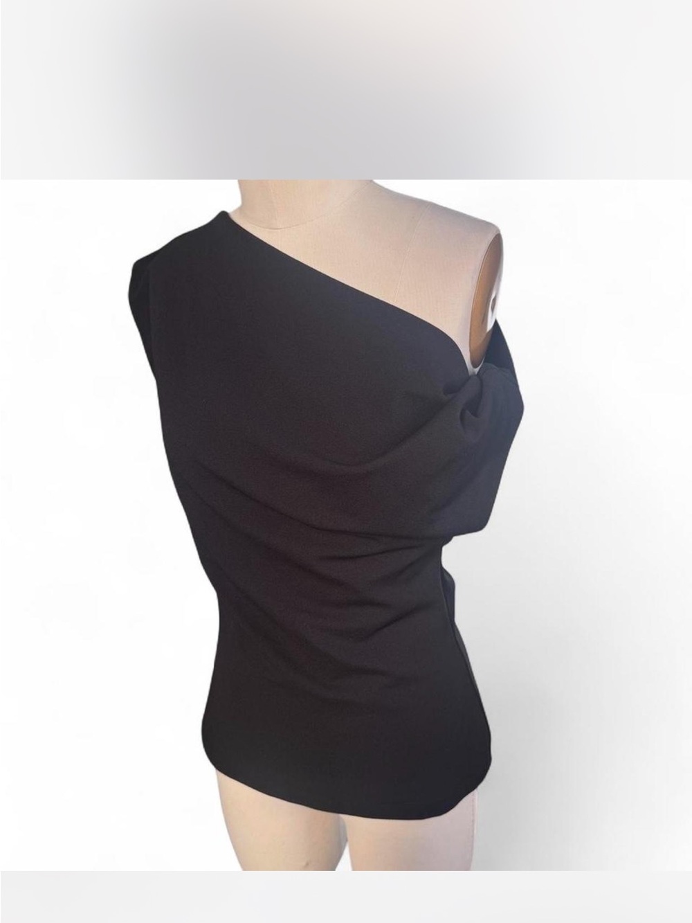 Abercrombie & Fitch Black One-Shoulder Top